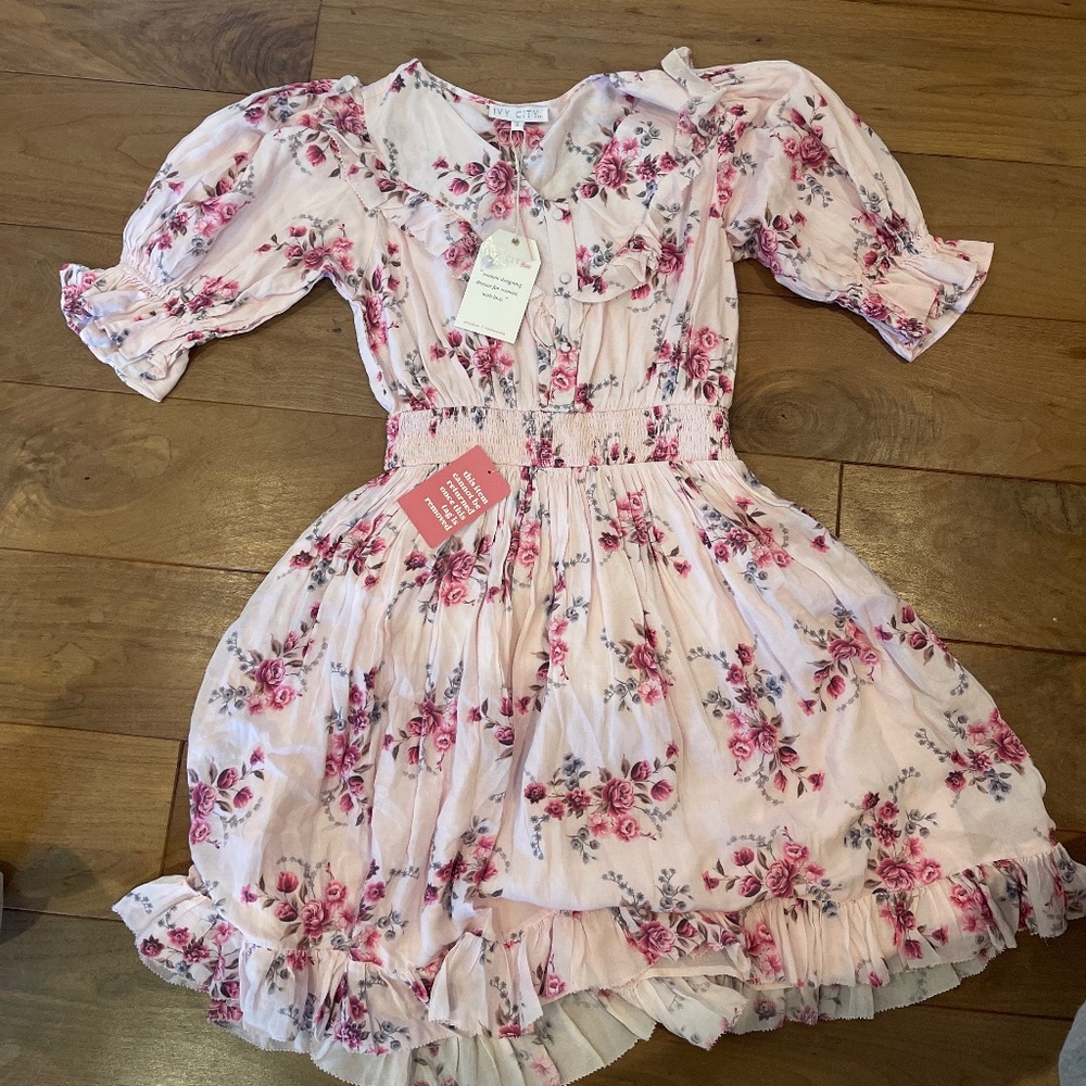 IVY CITY rose pink dress